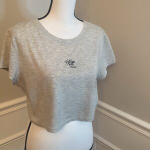 Rue21 Cupid Crop top size X-Large Valentine’s Day love tee t-shirt